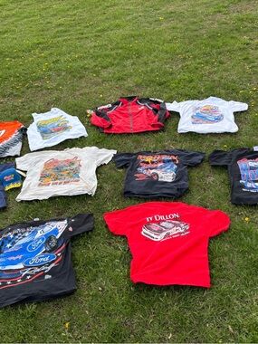 LOT 10 Vintage Nascar Chase T-Shirt Graphic Bundle Various Sizes